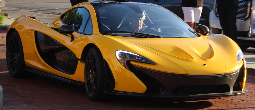 Jay Leno and his McLaren