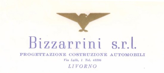 Bizzarrini letterhead logo
