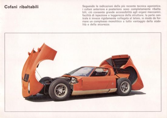 Lamborghini Miura brochure