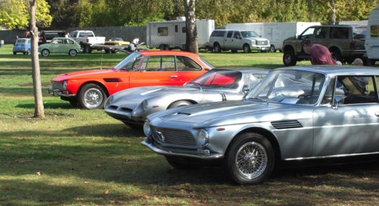 Two Iso Rivolta GTs Surround a Bizzarrini GT 5300