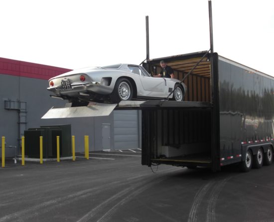 The Bizzarrini Being Loaded On The Trailer 