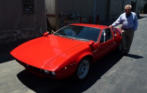 De Tomaso Mangusta and owner