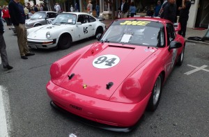 Porsche 911 Race Car In Hot Pink