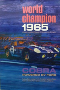 Shelby Cobra Daytona poster