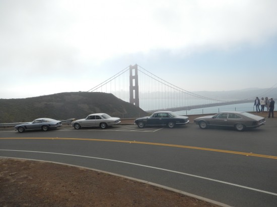 Iso Grifo, Iso Rivolta GT, Iso Lele at The Golden Gate Bridge