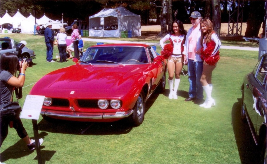 Iso Grifo, Mike Gulett and San Francisco 49er Cheerleaders and Photographer
