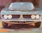 Iso Grifo A3/L Prototype painting by Giugiaro