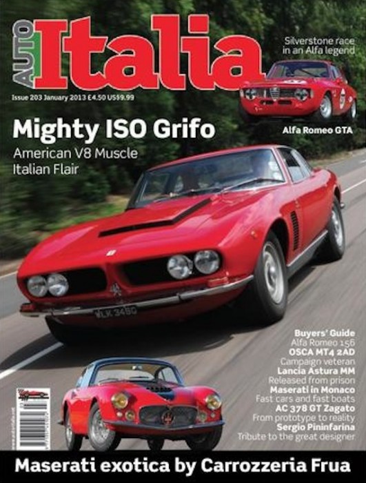 Auto Italia magazine cover