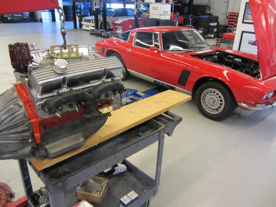 Iso Grifo and engine