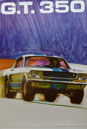 1965 Shelby Mustang GT350  poster