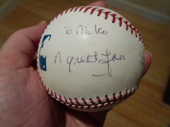 Stan Musial autographed baseball