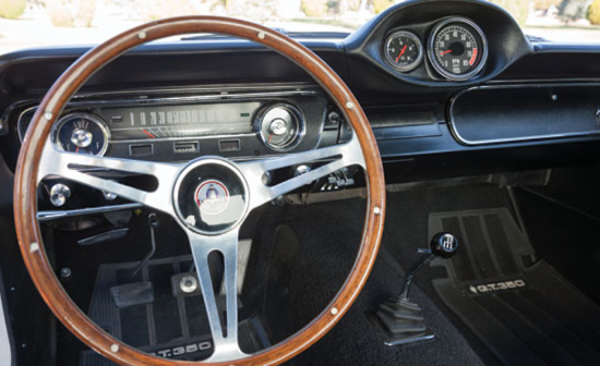 1965 Shelby Mustang GT350 interior