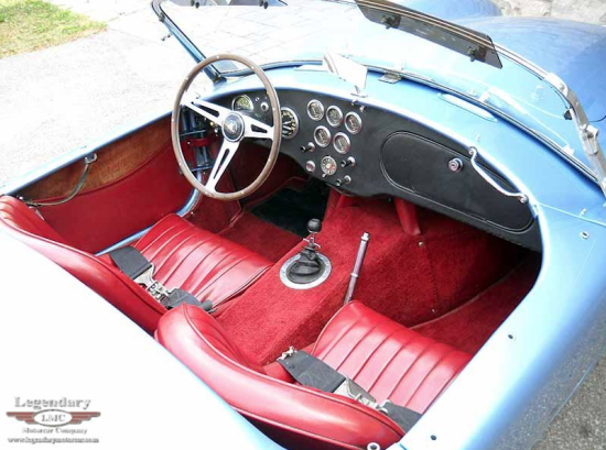 Shelby Cobra 289 interior
