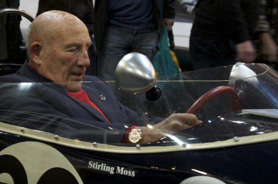Sir Stirling Moss reunited with the Lotus 18 he raced to victory at the 1961 Monaco Grand Prix