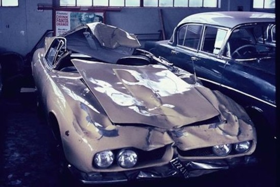 Iso Grifo After A Bad Crash Into A Water Buffalo