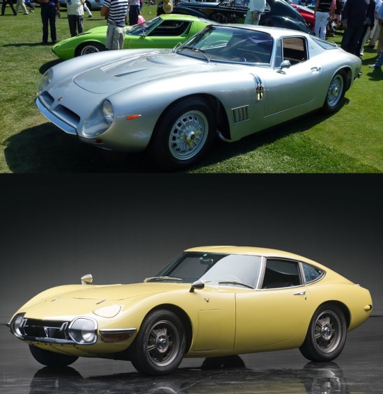 Bizzarrini GT 5300 and Toyota 2000GT