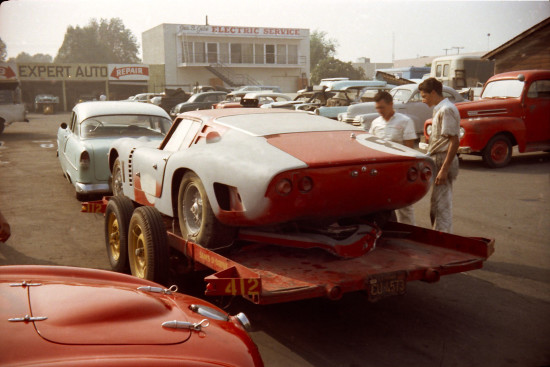 Iso Grifo in 1965 Sal DiNatale's shop, California - Photo by Ed Niles