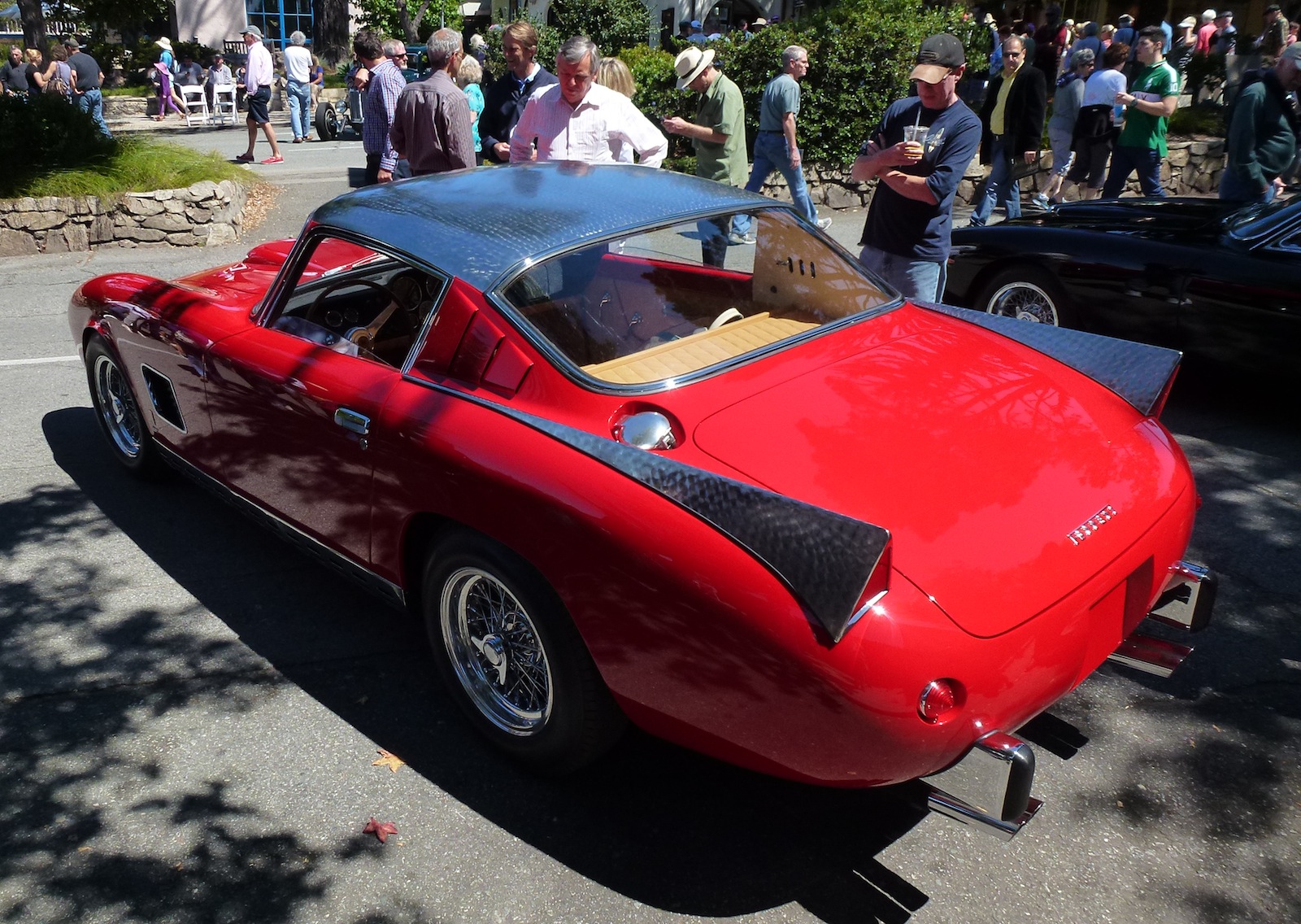 The Scaglietti Ferrari With The Special Fins