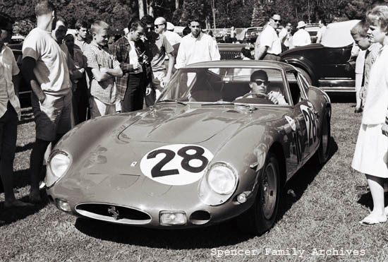 Bev Spencer in GTO 4219 at the Hillsborough Concours d’Elegance in May 1963