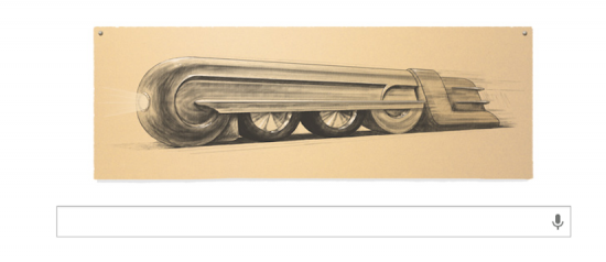 Google Doodle for Raymond Loewy