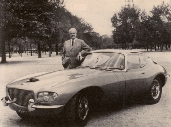 Raymond Loewy And His Custom Jaguar XKE In 1966