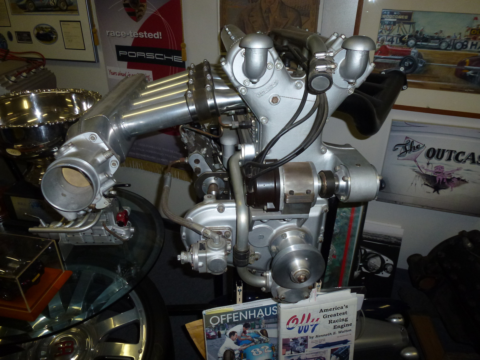 For Sale - The Most Stately Offenhauser Engine - The George Tilp Offy -  Once Owned By Phil Hill