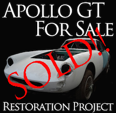 Apollo GT For Sale – A Restoration Project – Has Been Sold!!