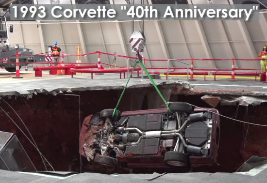 Corvette Recovery At The National Corvette Museum