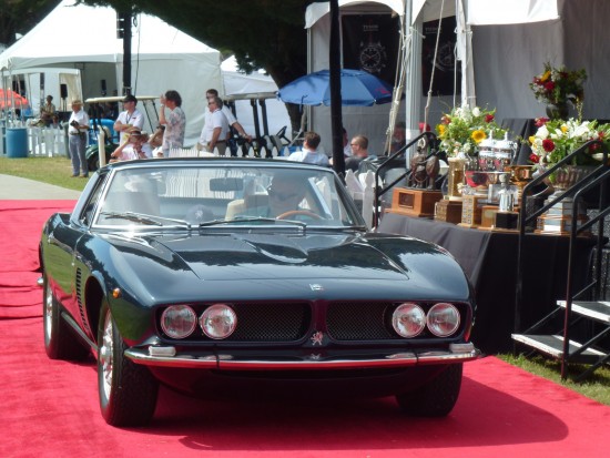 Iso Grifo on the podium