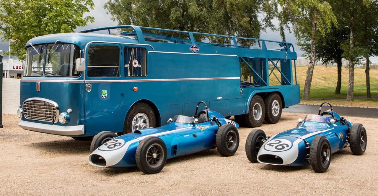 The Reventlow (And Shelby) Transporter Is Up For Auction Along With Two Scarab F1 Cars