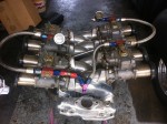 Moon Intake Manifold And Four Weber Carburetor For Small Block Chevy