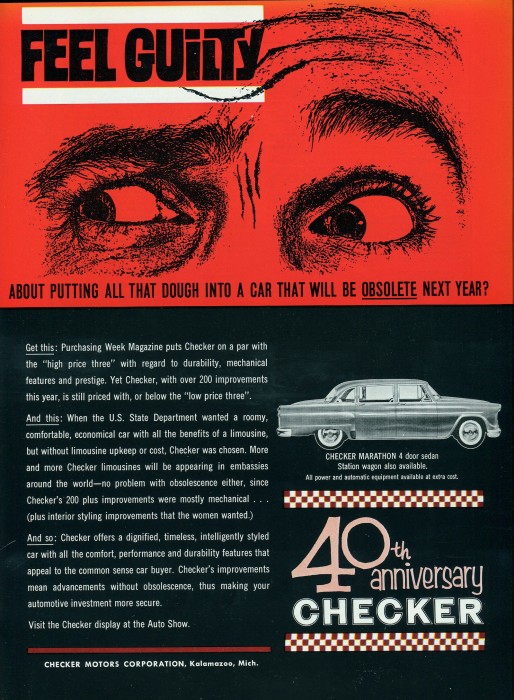 Checker Motors Advertisement