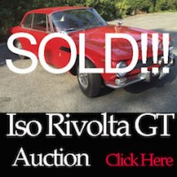 The Iso Rivolta GT Has Sold On The My Car Quest Auction Online