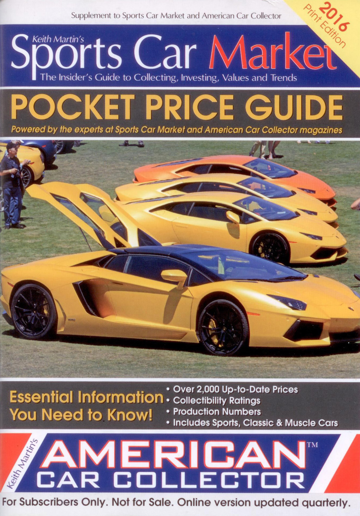 The New Sports Car Market Pocket Price Guide Is Here!