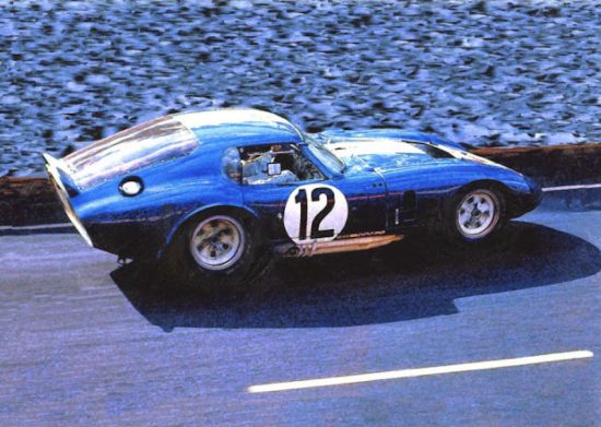 Shelby Cobra Daytona coupe at LeMans 1965