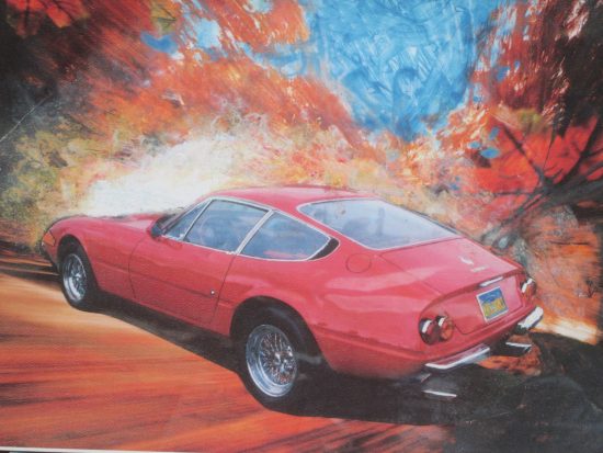 Ferrari Daytona Art by Wallace Wyss