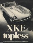 Jaguar XKE Advertisement