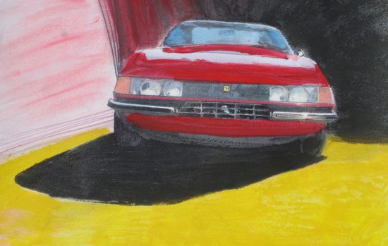 Ferrari Daytona Art by Wallace Wyss