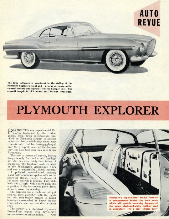 Plymouth Explorer By Ghia