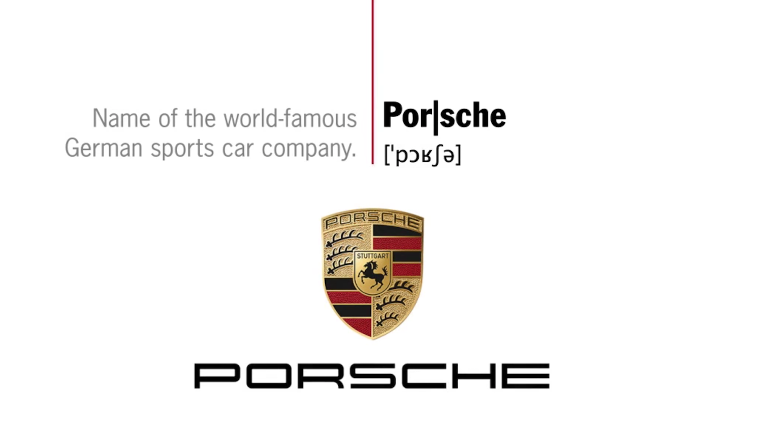 How To Pronounce Porsche