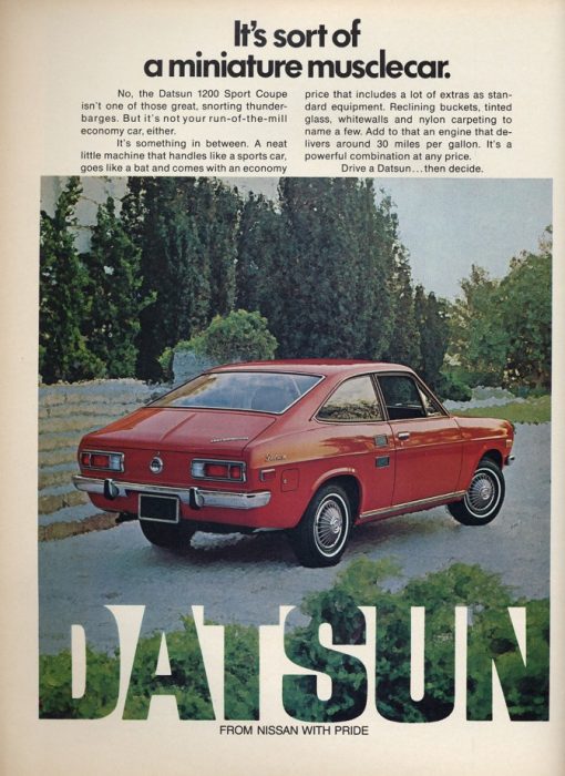 Datsun 510 advertisement