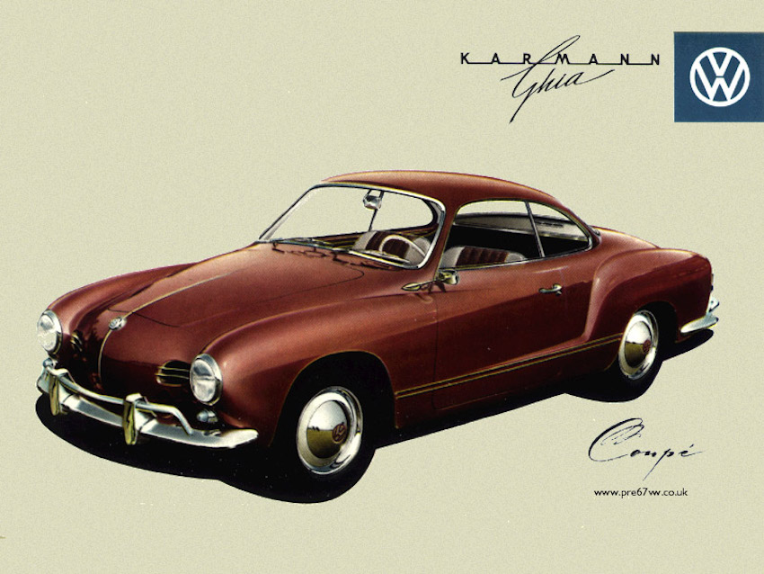 Interesting Collector Cars For Less Than $50k USD-Volkswagen Karmann Ghia