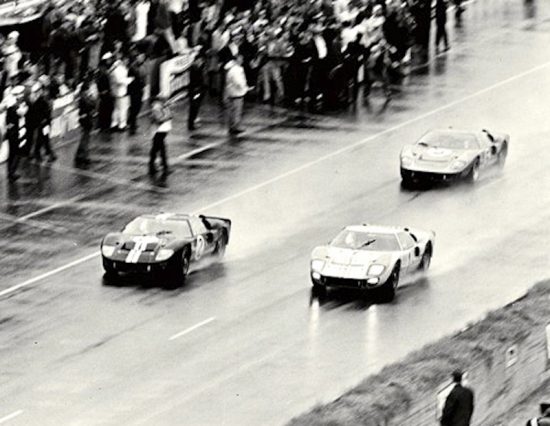 1-2-3 - 1966 Le Mans -Ford GT40 (Ford Archives)