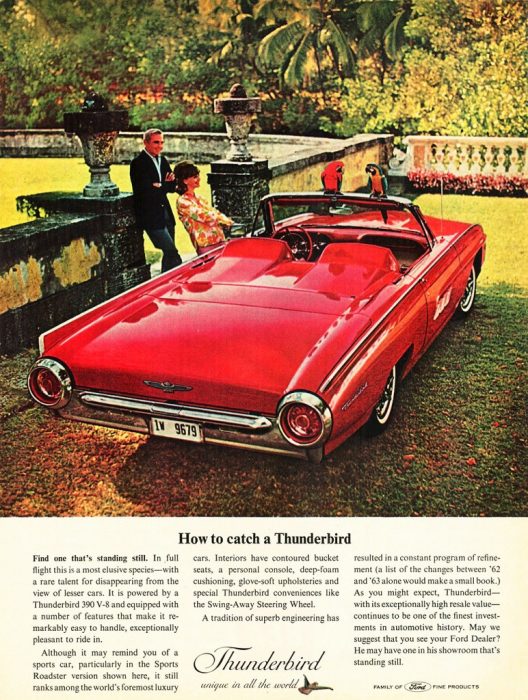 Ford Thunderbird Sports Roadster advertisement