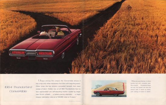 Ford Thunderbird brochure