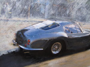 Ferrari 250 SWB art by Wallace Wyss
