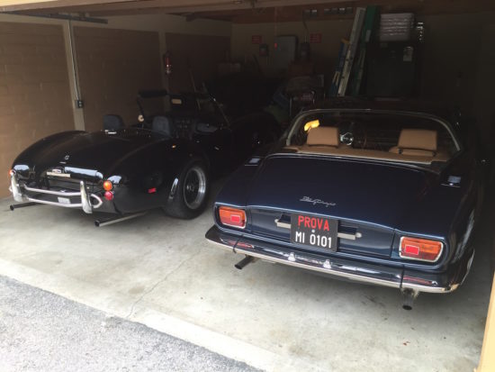 Garage with Cobra and Iso Grifo