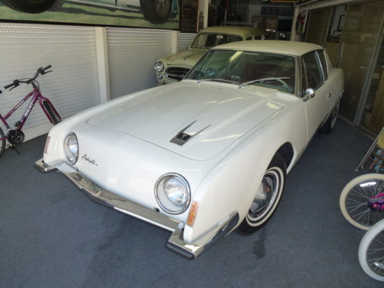 Avanti in garage-Celebrity Owned Classic Cars