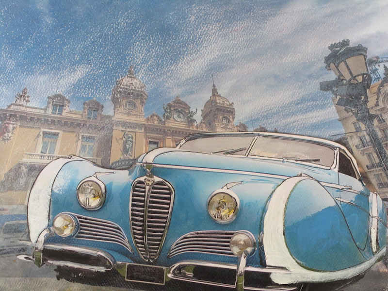An Artist’s Discovery of Streamline Moderne Classic Car Designs