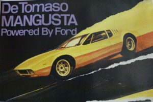 De Tomaso Mangusta and Ford Poster